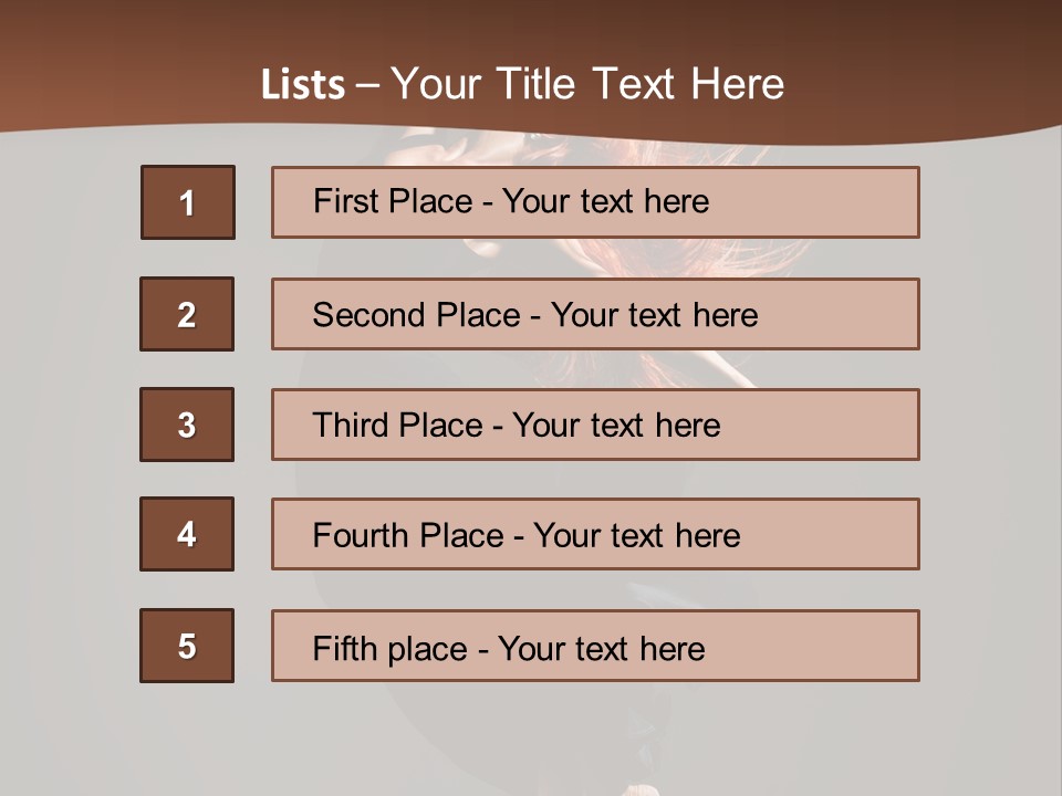 Woman Elegance Ballerina PowerPoint Template