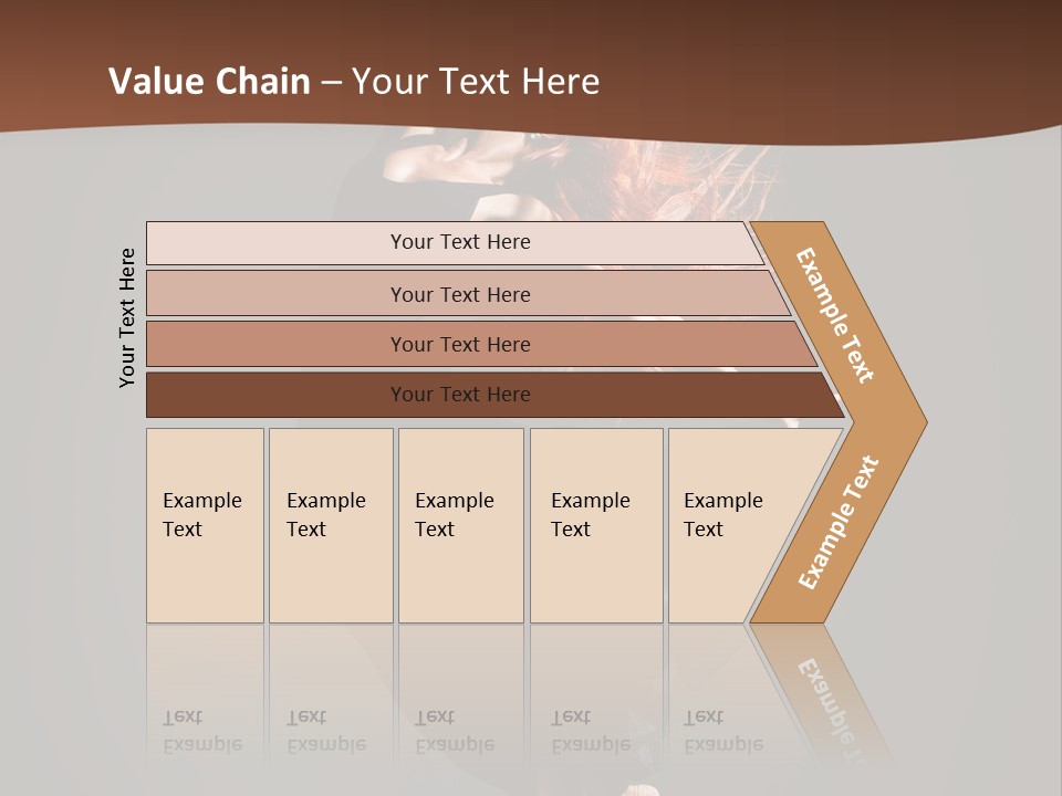 Woman Elegance Ballerina PowerPoint Template
