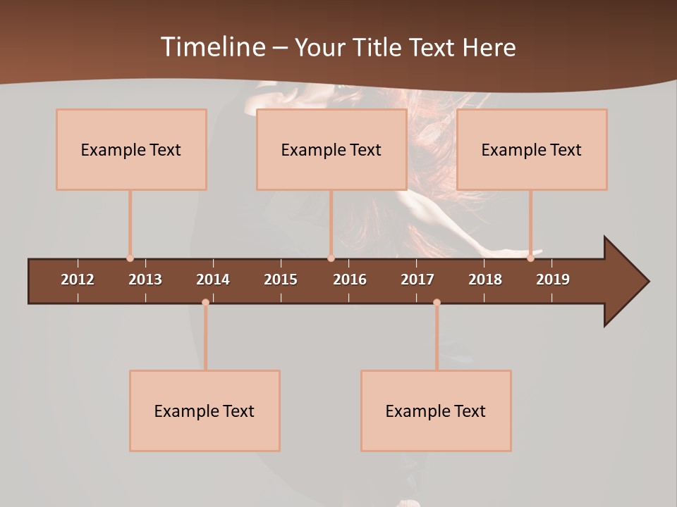 Woman Elegance Ballerina PowerPoint Template