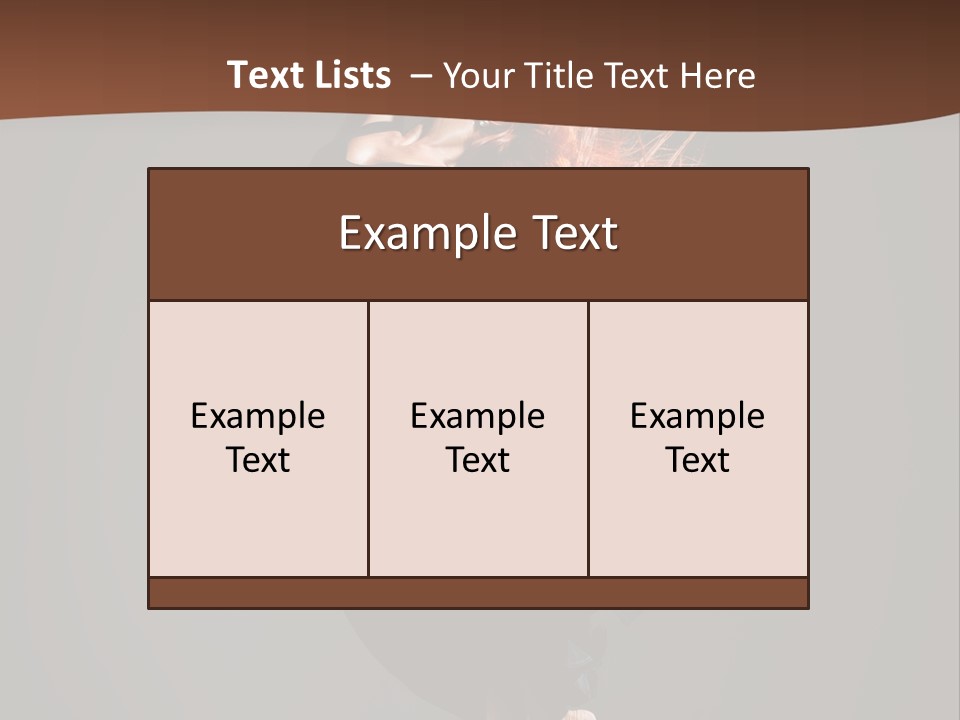 Woman Elegance Ballerina PowerPoint Template