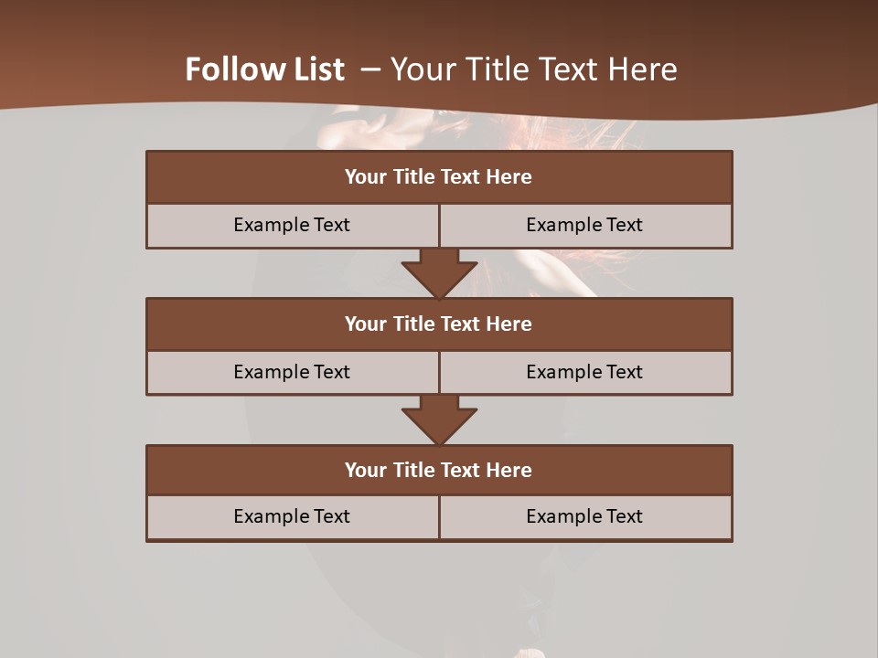 Woman Elegance Ballerina PowerPoint Template