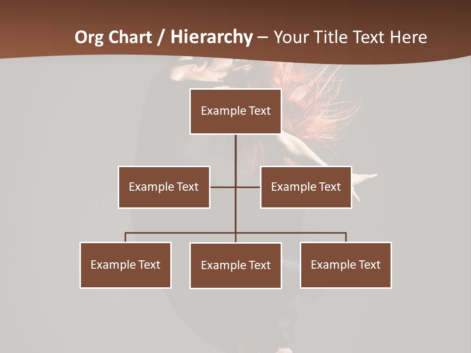 Woman Elegance Ballerina PowerPoint Template