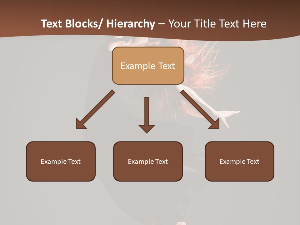 Woman Elegance Ballerina PowerPoint Template