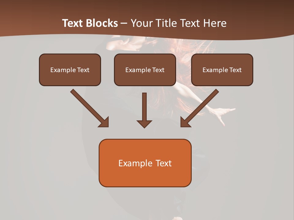 Woman Elegance Ballerina PowerPoint Template