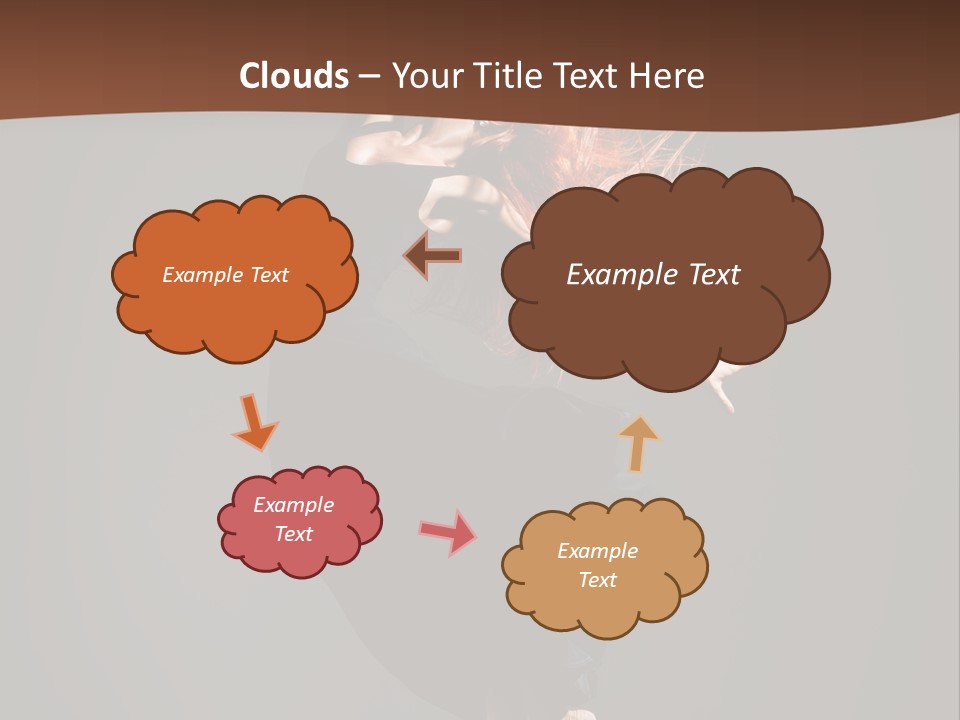 Woman Elegance Ballerina PowerPoint Template