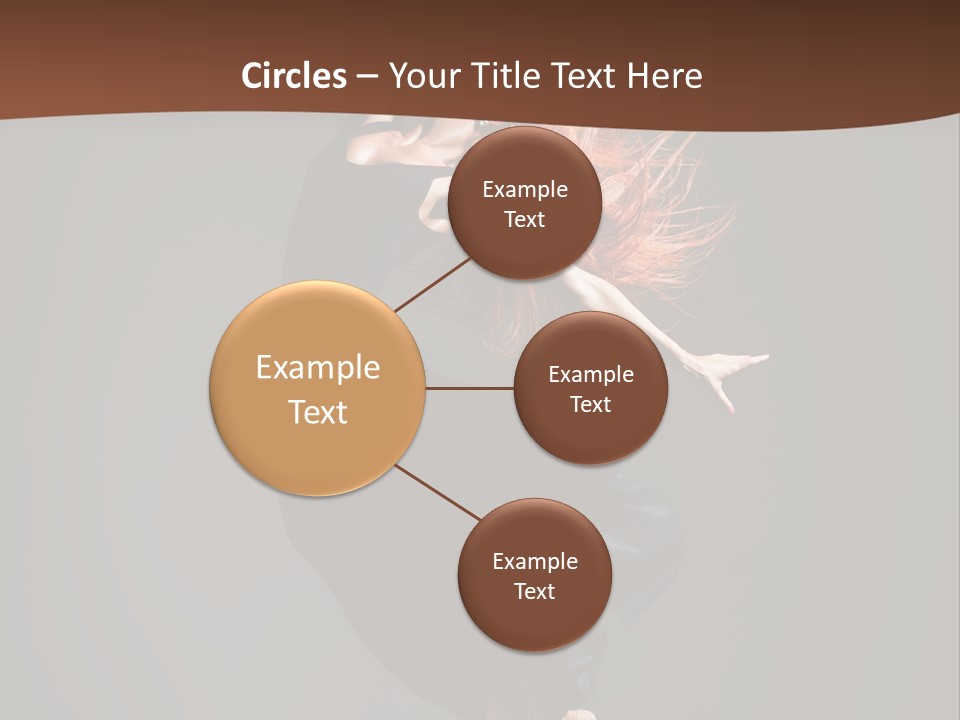 Woman Elegance Ballerina PowerPoint Template