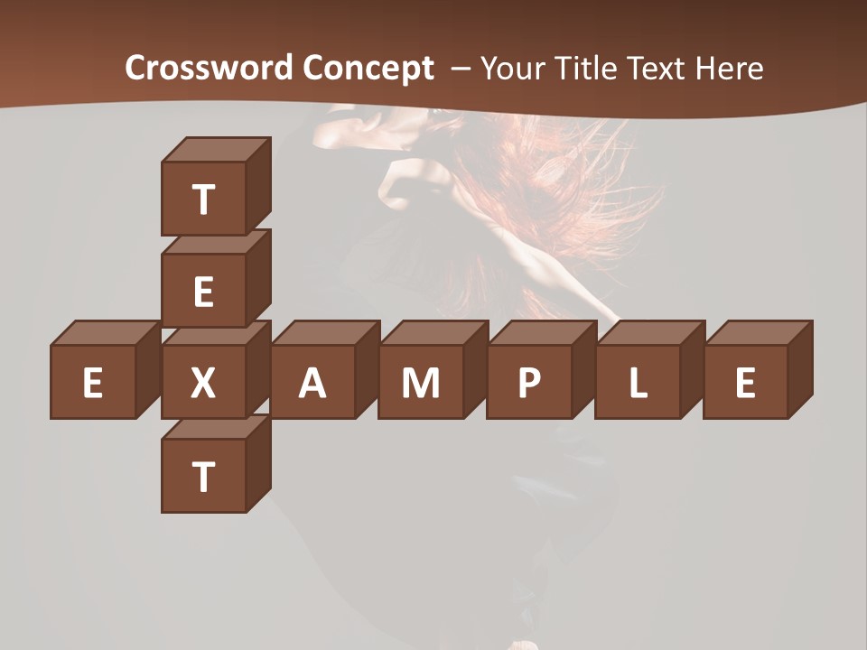 Woman Elegance Ballerina PowerPoint Template