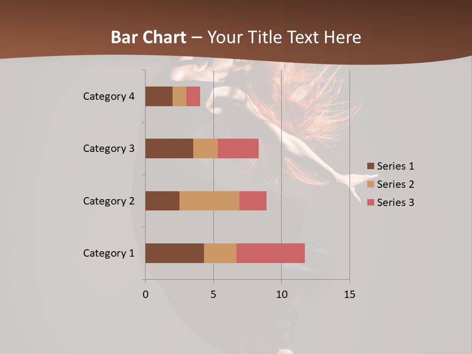 Woman Elegance Ballerina PowerPoint Template