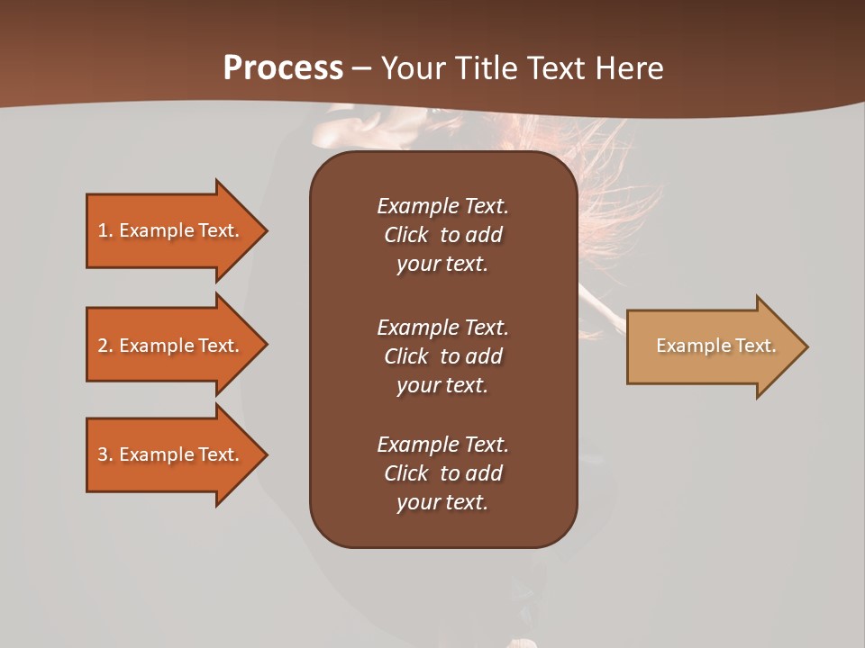 Woman Elegance Ballerina PowerPoint Template