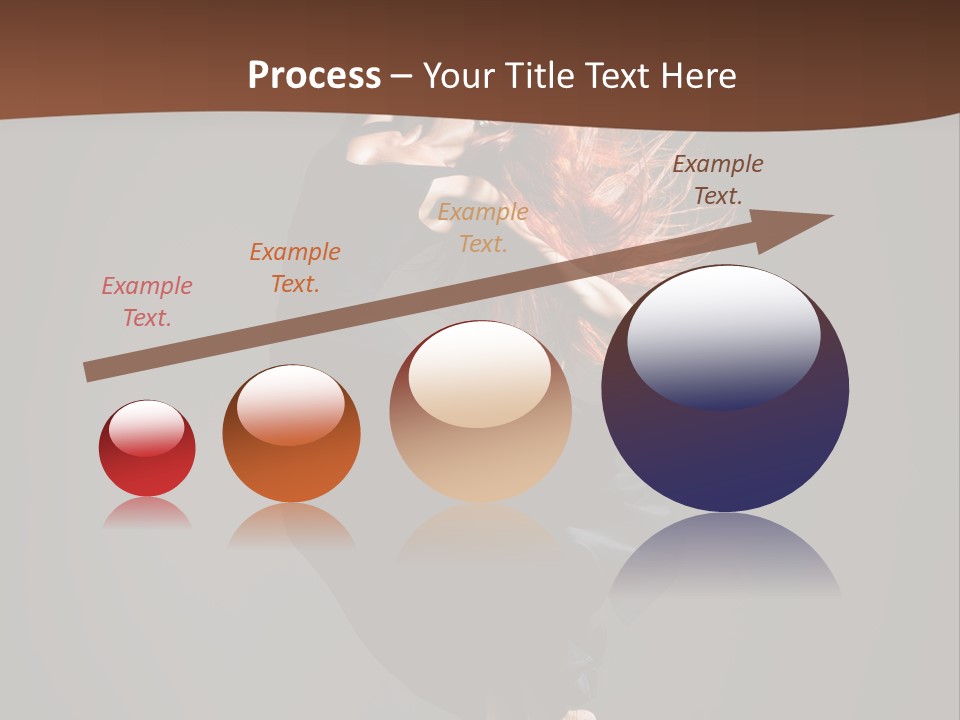 Woman Elegance Ballerina PowerPoint Template