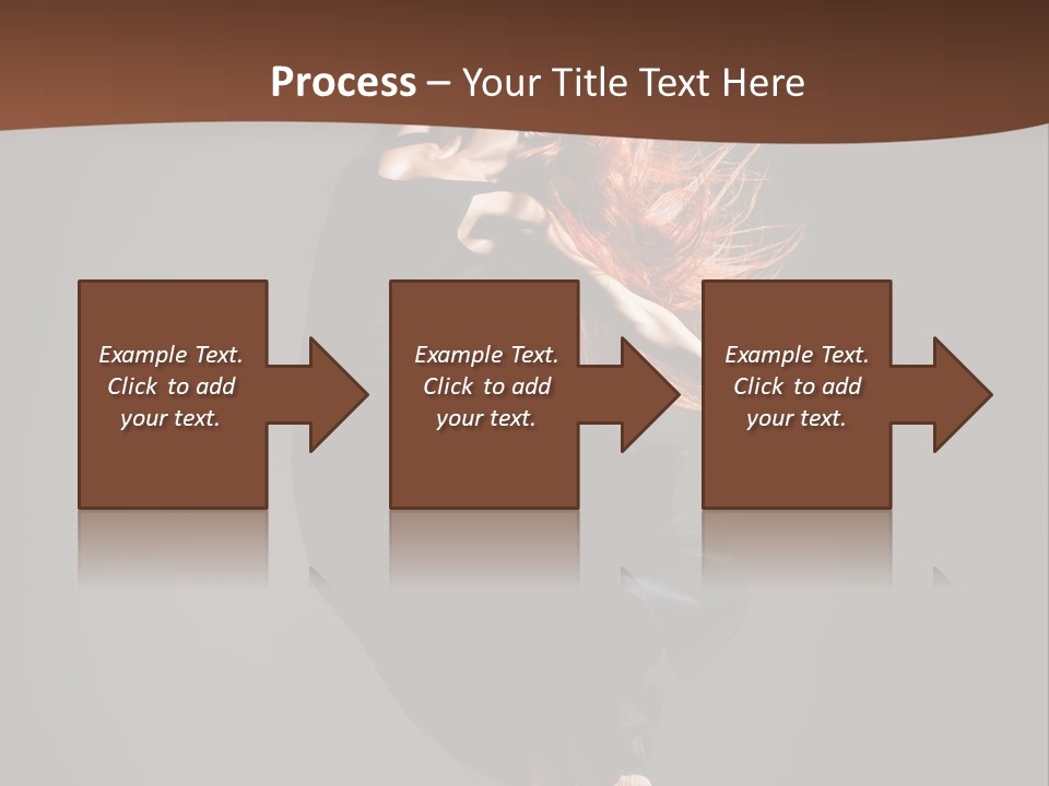 Woman Elegance Ballerina PowerPoint Template