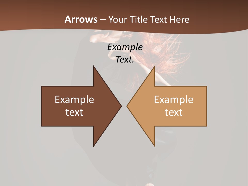 Woman Elegance Ballerina PowerPoint Template