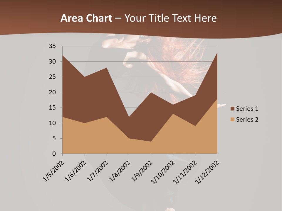 Woman Elegance Ballerina PowerPoint Template