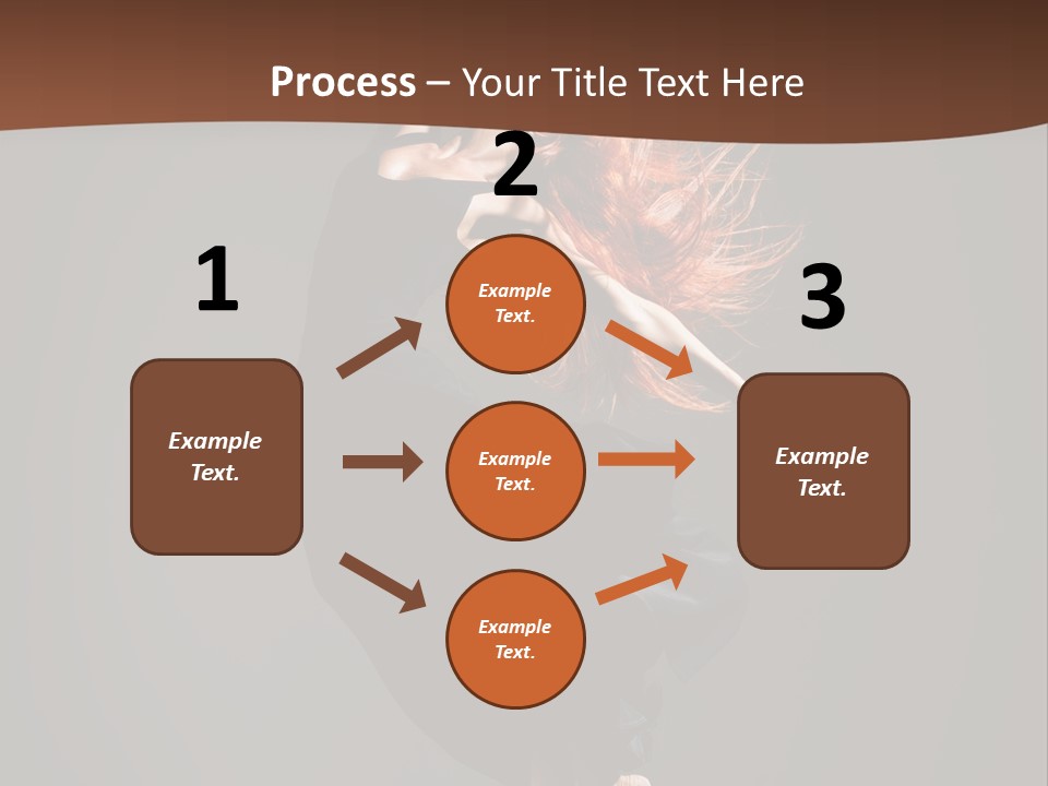 Woman Elegance Ballerina PowerPoint Template