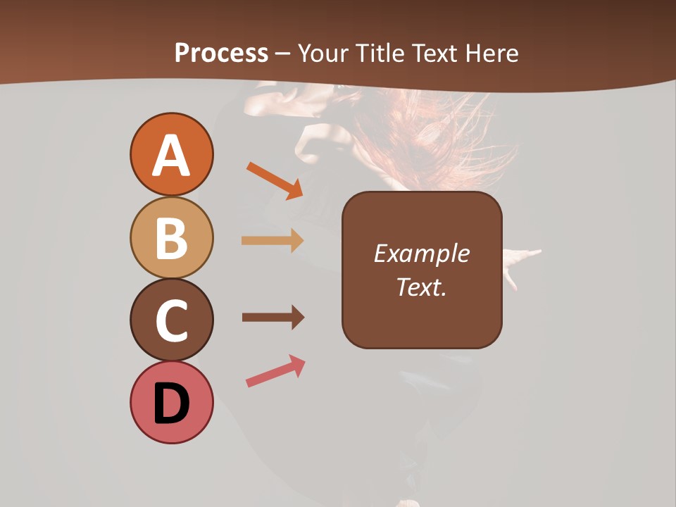 Woman Elegance Ballerina PowerPoint Template