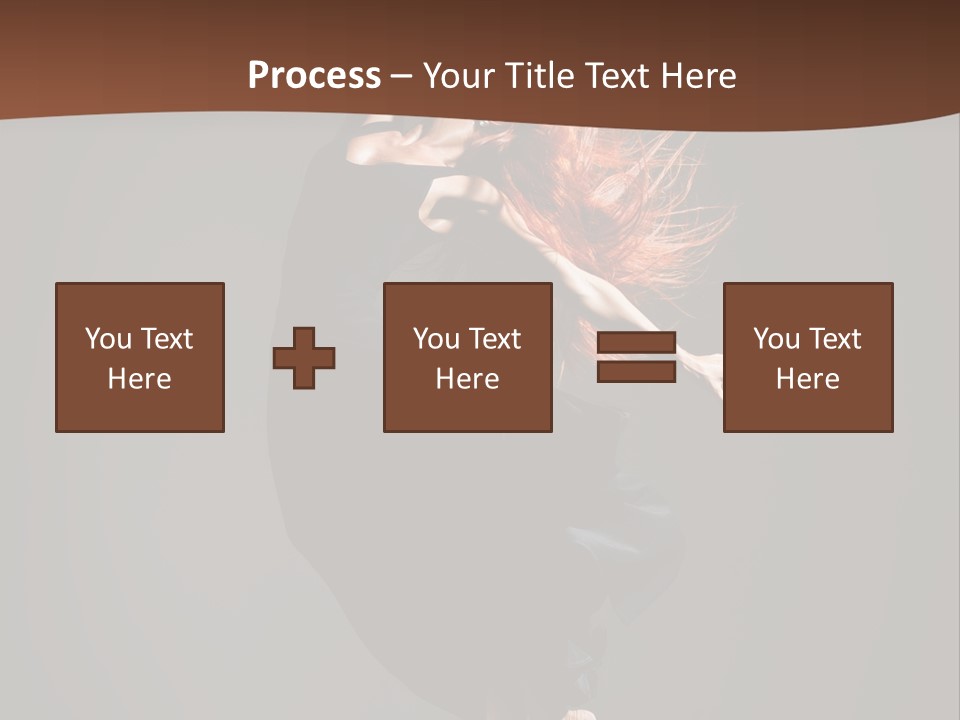 Woman Elegance Ballerina PowerPoint Template