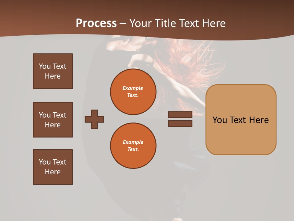 Woman Elegance Ballerina PowerPoint Template