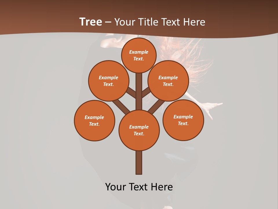 Woman Elegance Ballerina PowerPoint Template