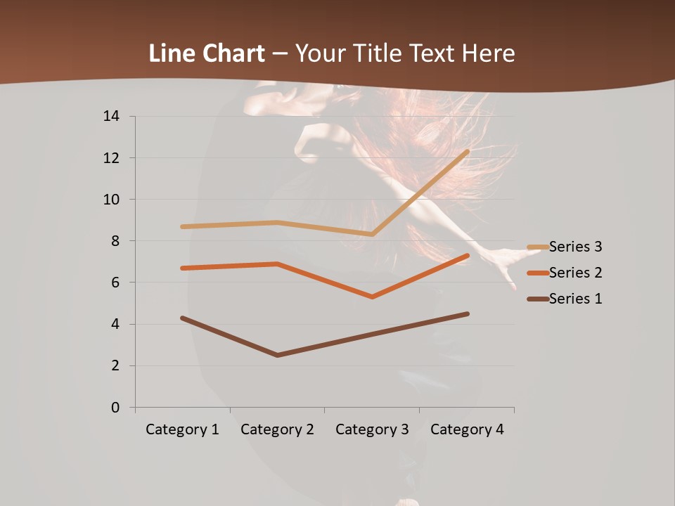 Woman Elegance Ballerina PowerPoint Template