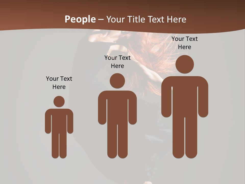 Woman Elegance Ballerina PowerPoint Template