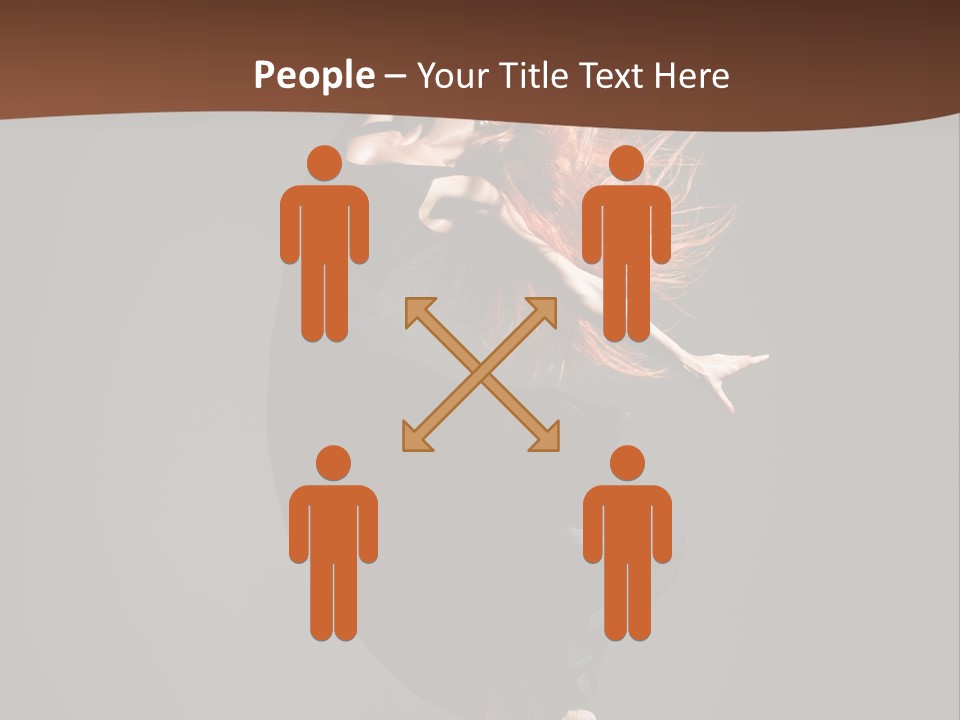 Woman Elegance Ballerina PowerPoint Template