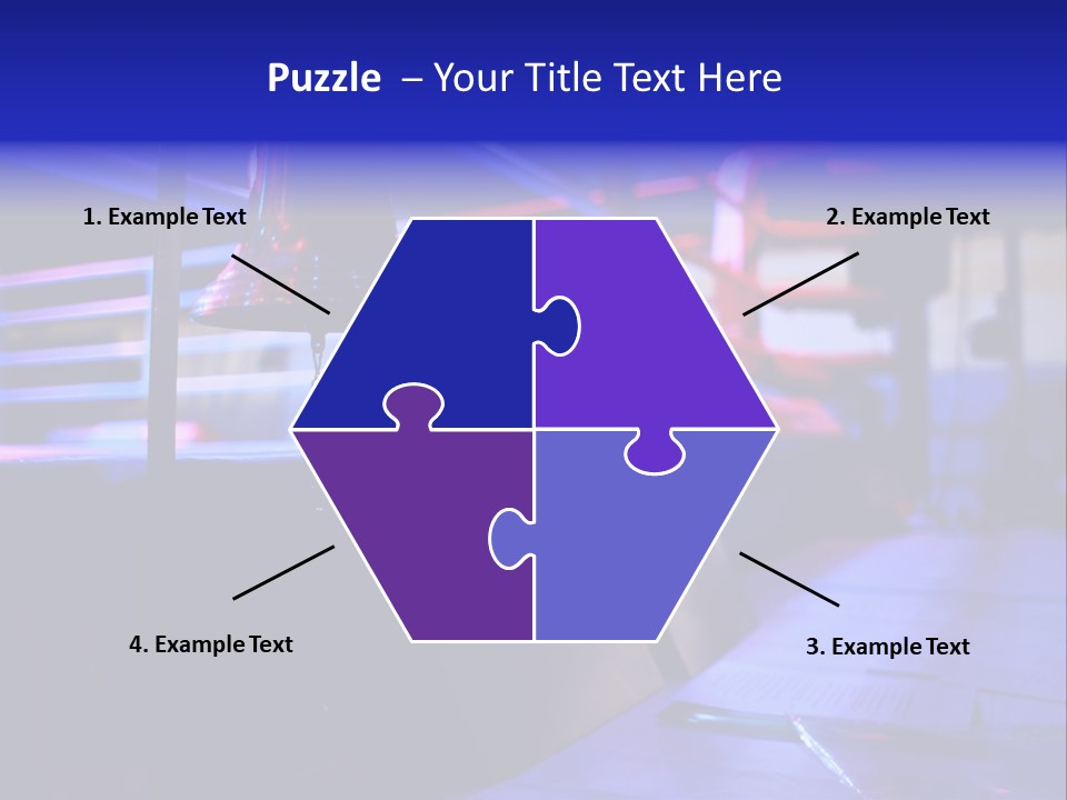 Nobody Competition Abstraction PowerPoint Template