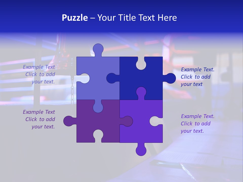Nobody Competition Abstraction PowerPoint Template