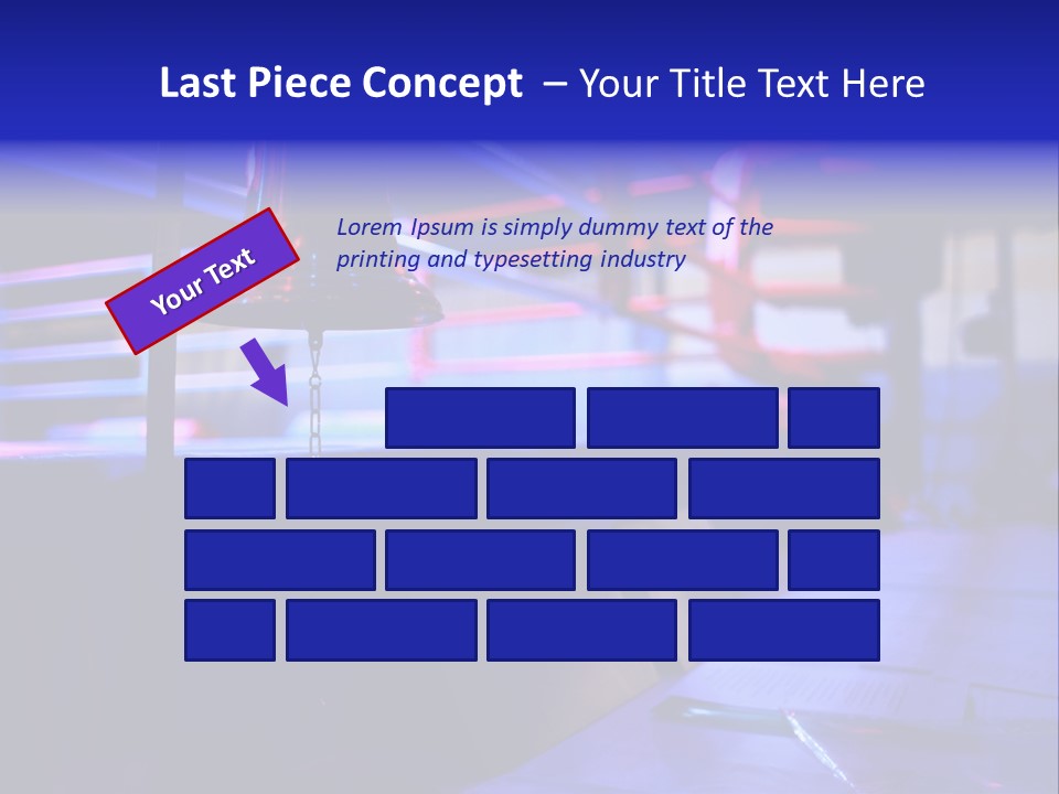 Nobody Competition Abstraction PowerPoint Template