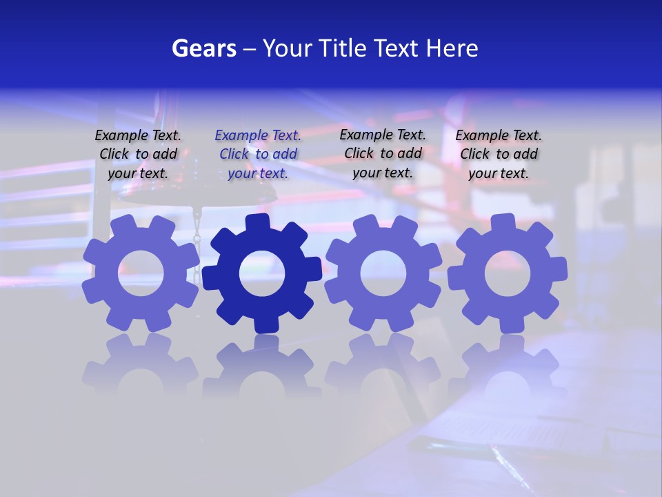 Nobody Competition Abstraction PowerPoint Template