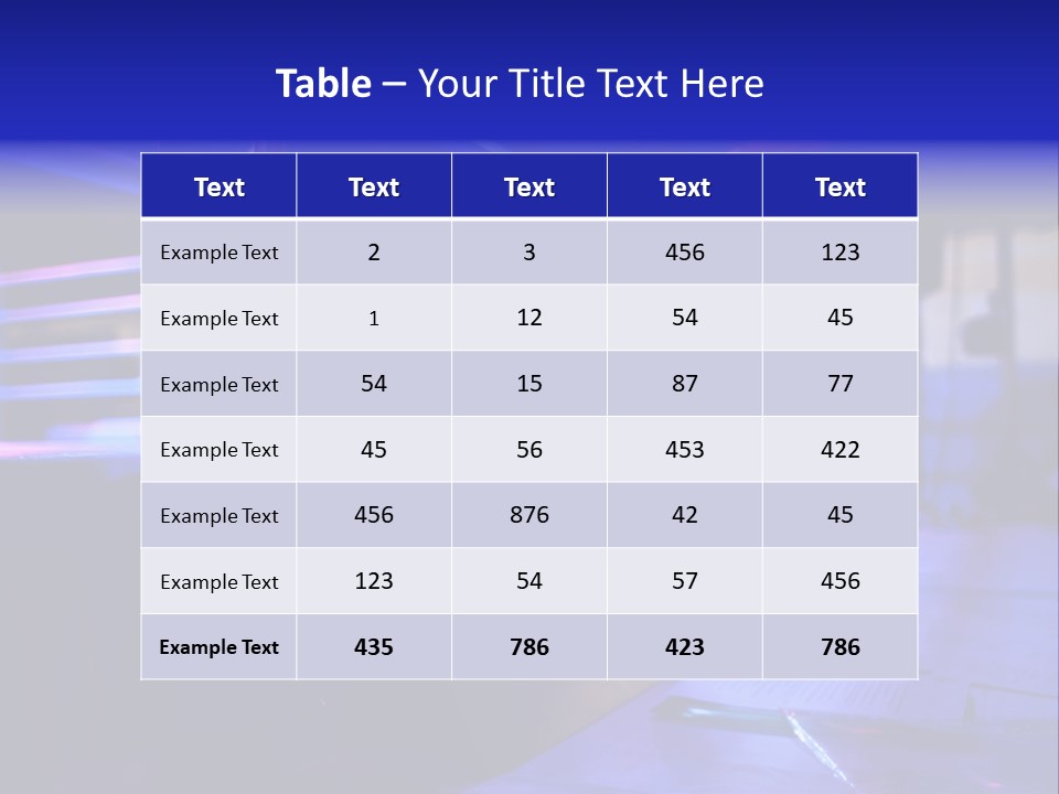 Nobody Competition Abstraction PowerPoint Template