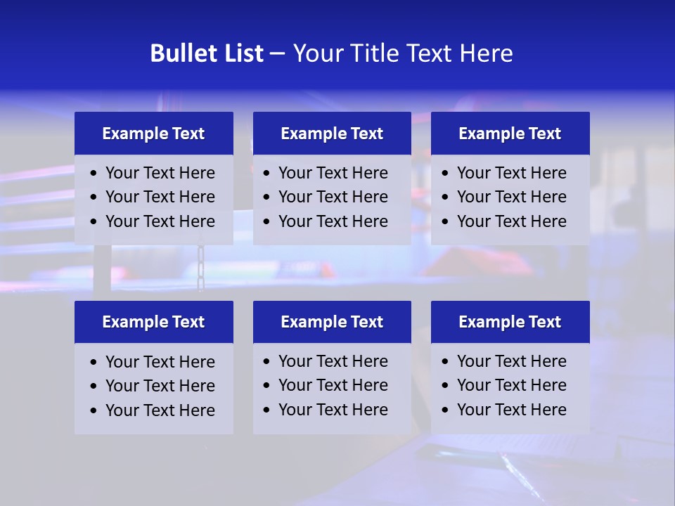 Nobody Competition Abstraction PowerPoint Template