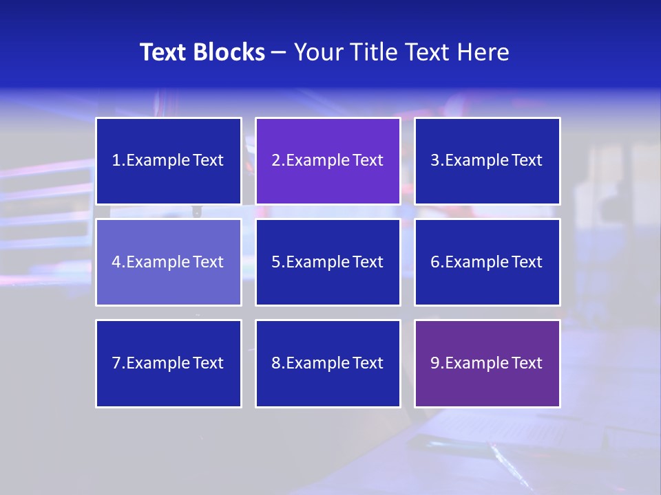 Nobody Competition Abstraction PowerPoint Template