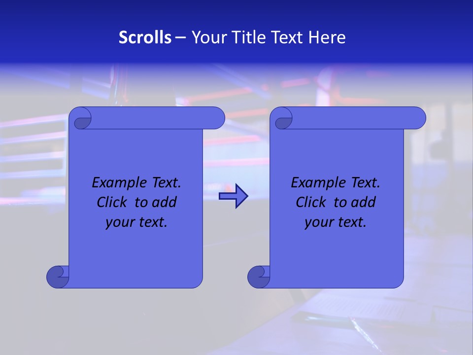 Nobody Competition Abstraction PowerPoint Template