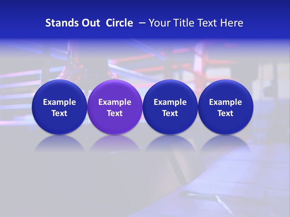 Nobody Competition Abstraction PowerPoint Template