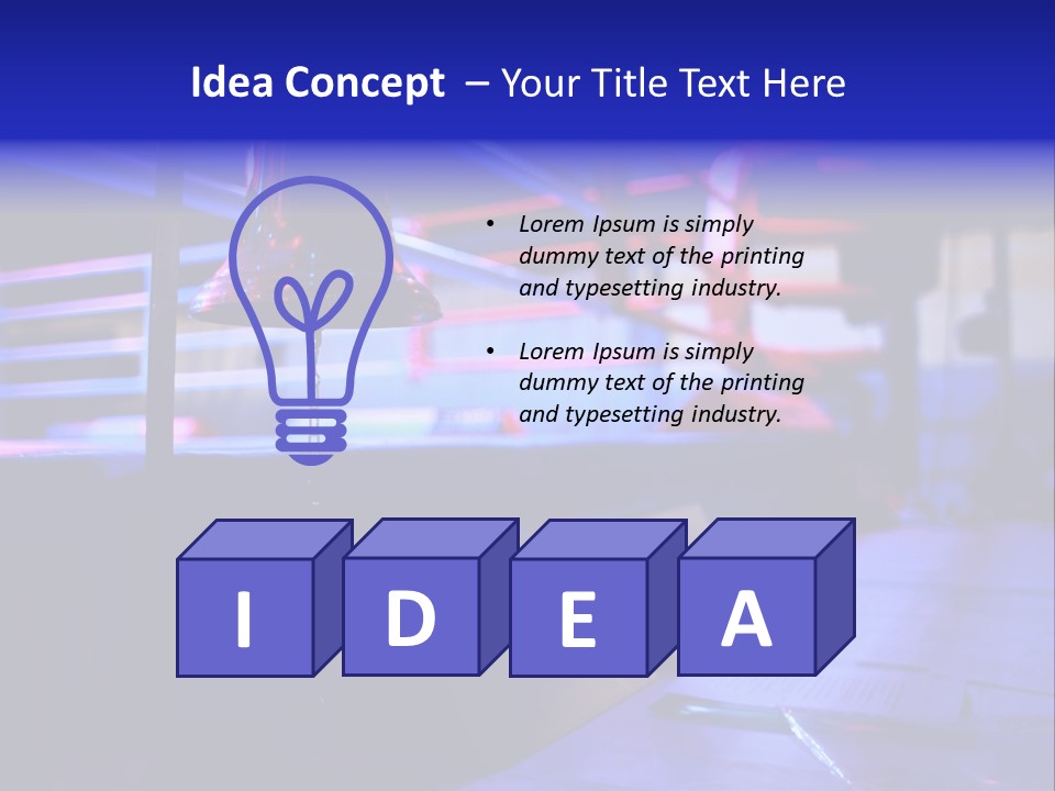Nobody Competition Abstraction PowerPoint Template