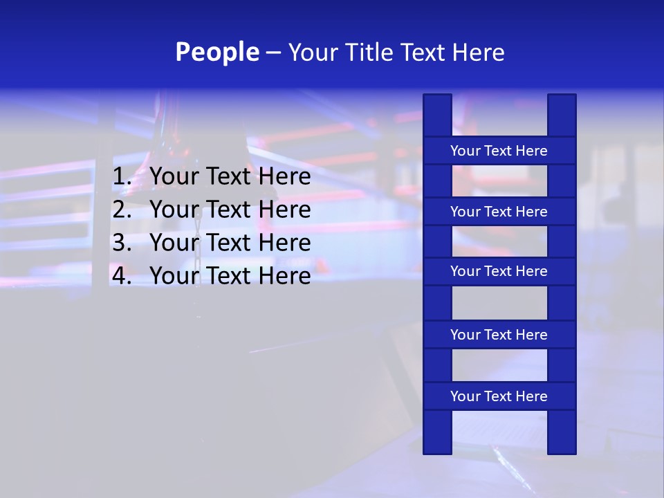 Nobody Competition Abstraction PowerPoint Template