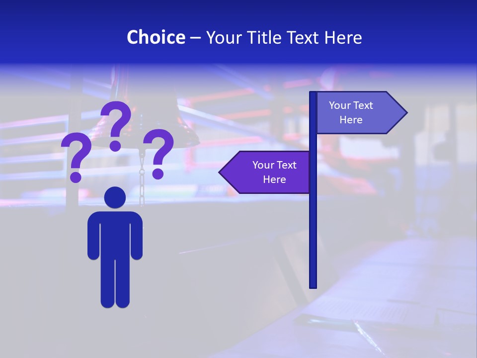 Nobody Competition Abstraction PowerPoint Template