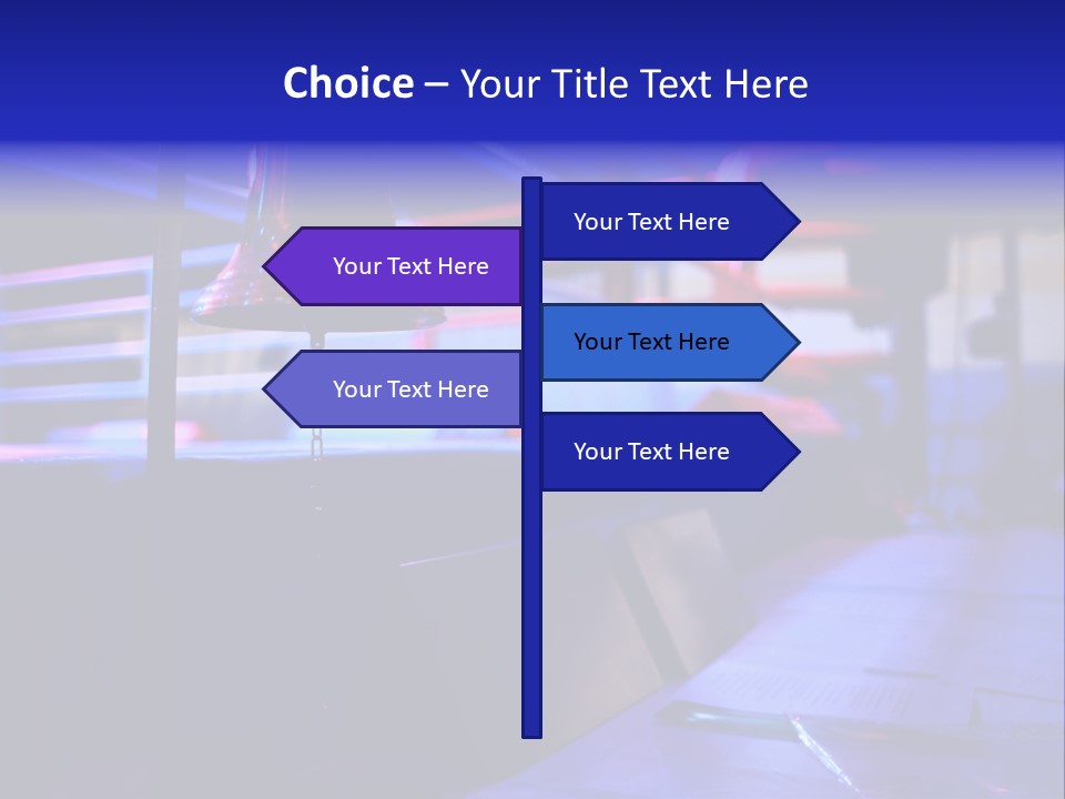 Nobody Competition Abstraction PowerPoint Template