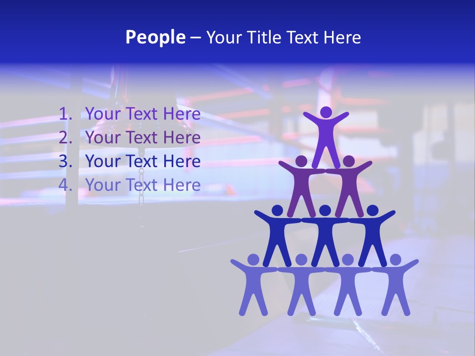 Nobody Competition Abstraction PowerPoint Template