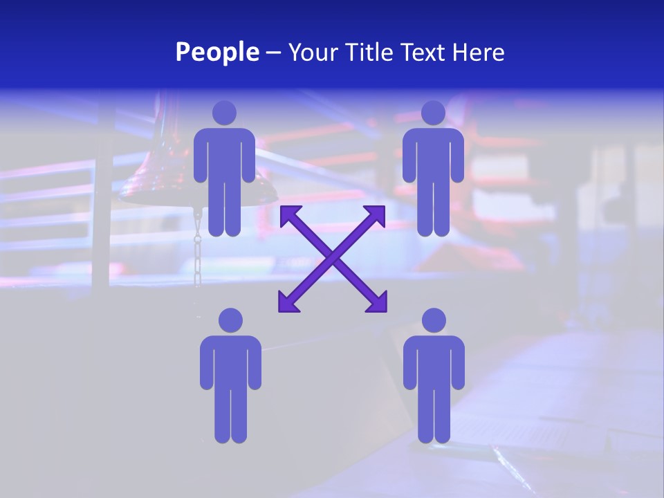 Nobody Competition Abstraction PowerPoint Template