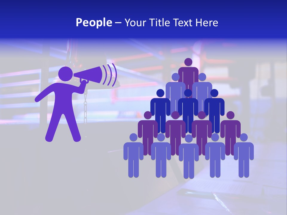 Nobody Competition Abstraction PowerPoint Template