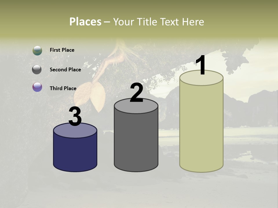 Sitting Naked Figure PowerPoint Template