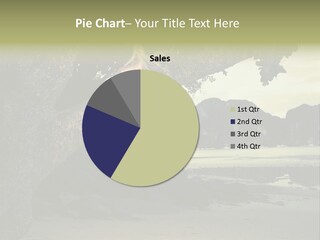 Sitting Naked Figure PowerPoint Template