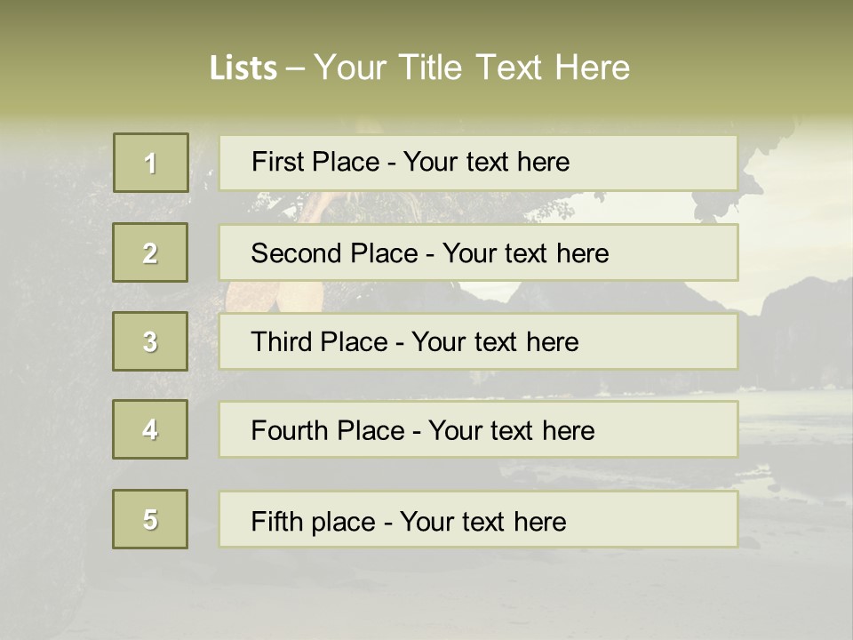 Sitting Naked Figure PowerPoint Template