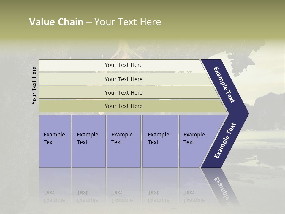 Sitting Naked Figure PowerPoint Template