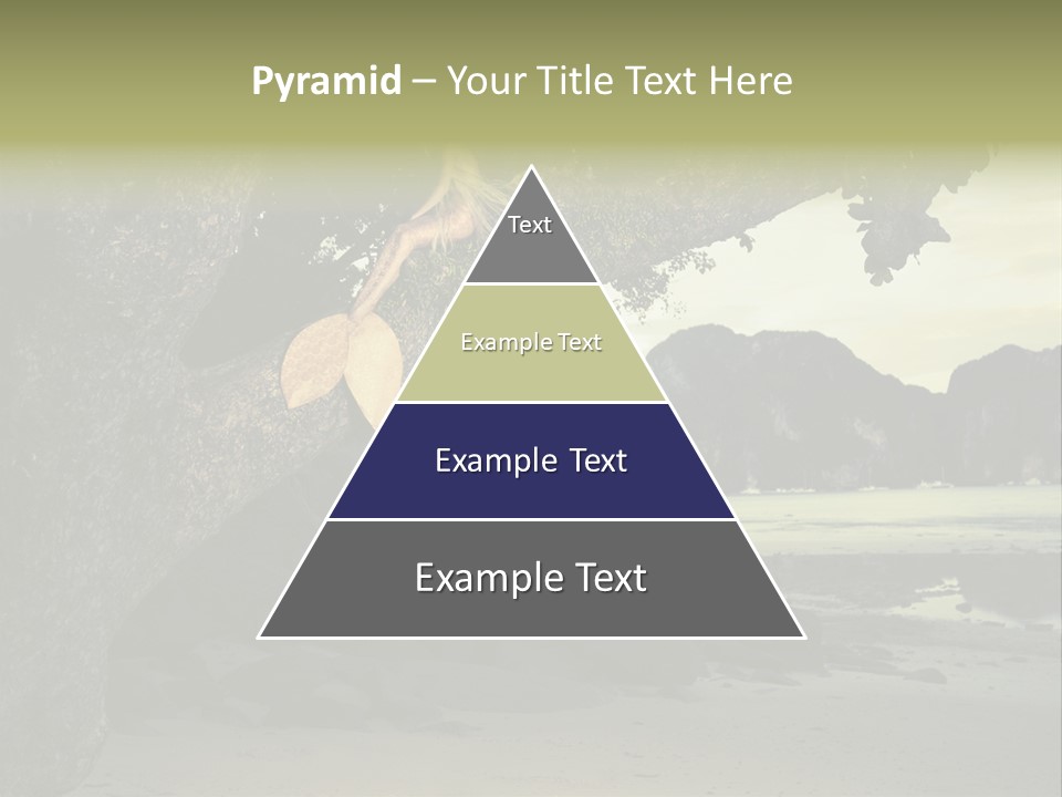 Sitting Naked Figure PowerPoint Template