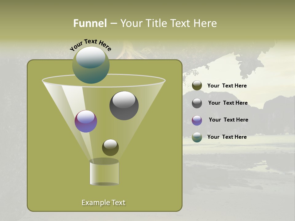 Sitting Naked Figure PowerPoint Template