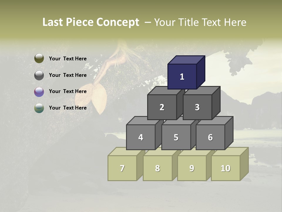 Sitting Naked Figure PowerPoint Template