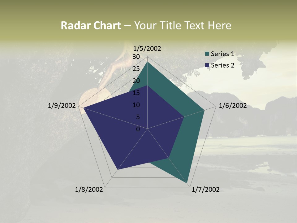 Sitting Naked Figure PowerPoint Template