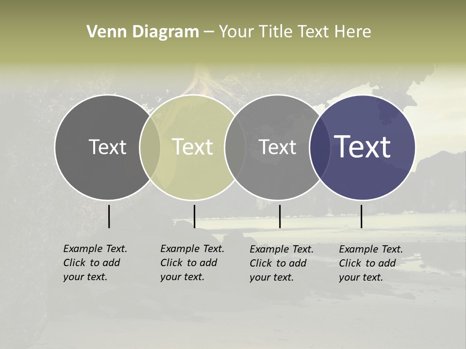 Sitting Naked Figure PowerPoint Template